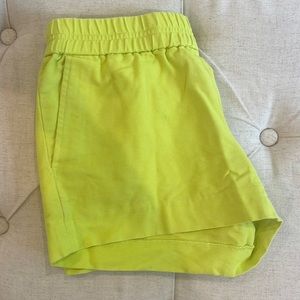 J. Crew Lime Green Shorts